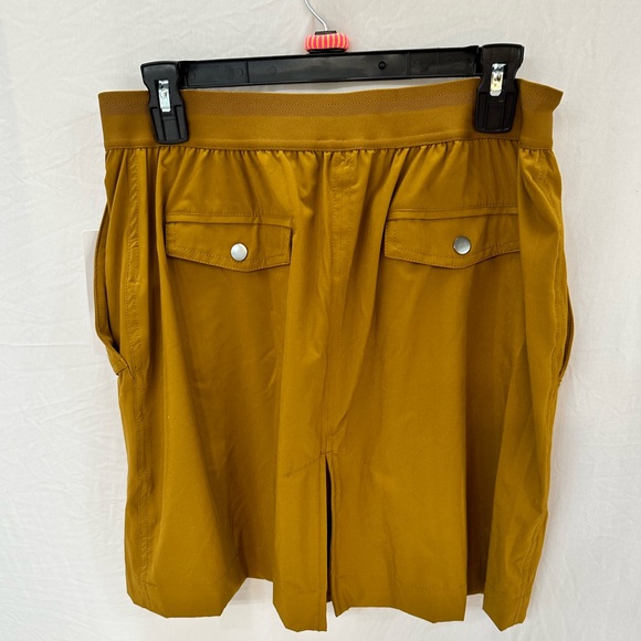 Atletha Skort. Dark mustard yellow. NWT - Picture 2 of 3